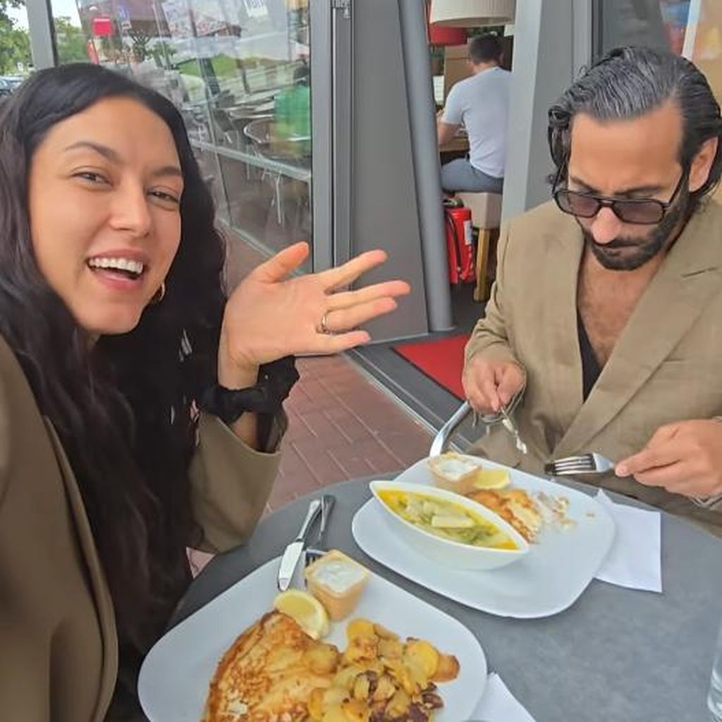 Rebecca Mir und Massimo Sinató an ihrem 10. Hochzeitstag
