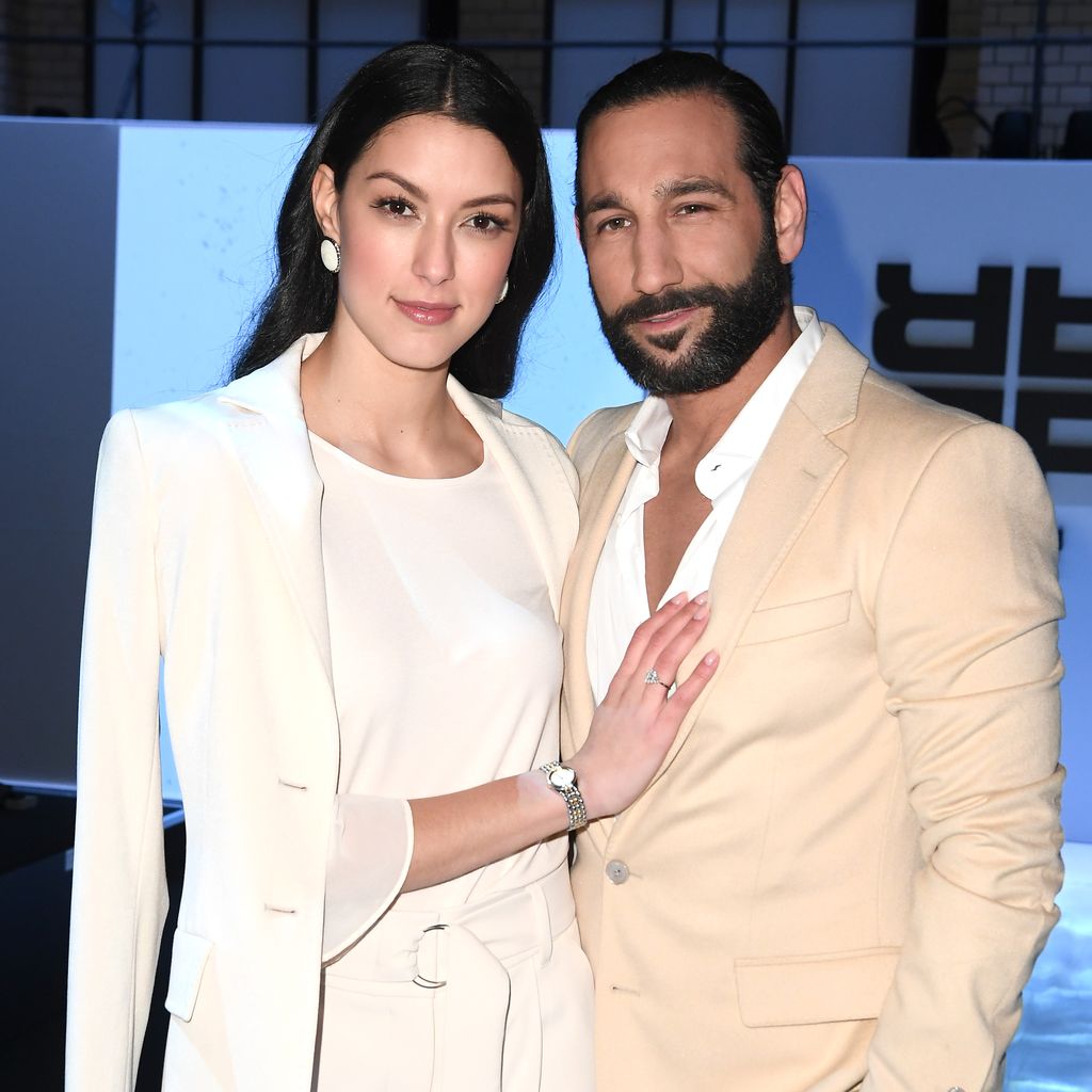 Rebecca Mir und Massimo Sinató, Januar 2018