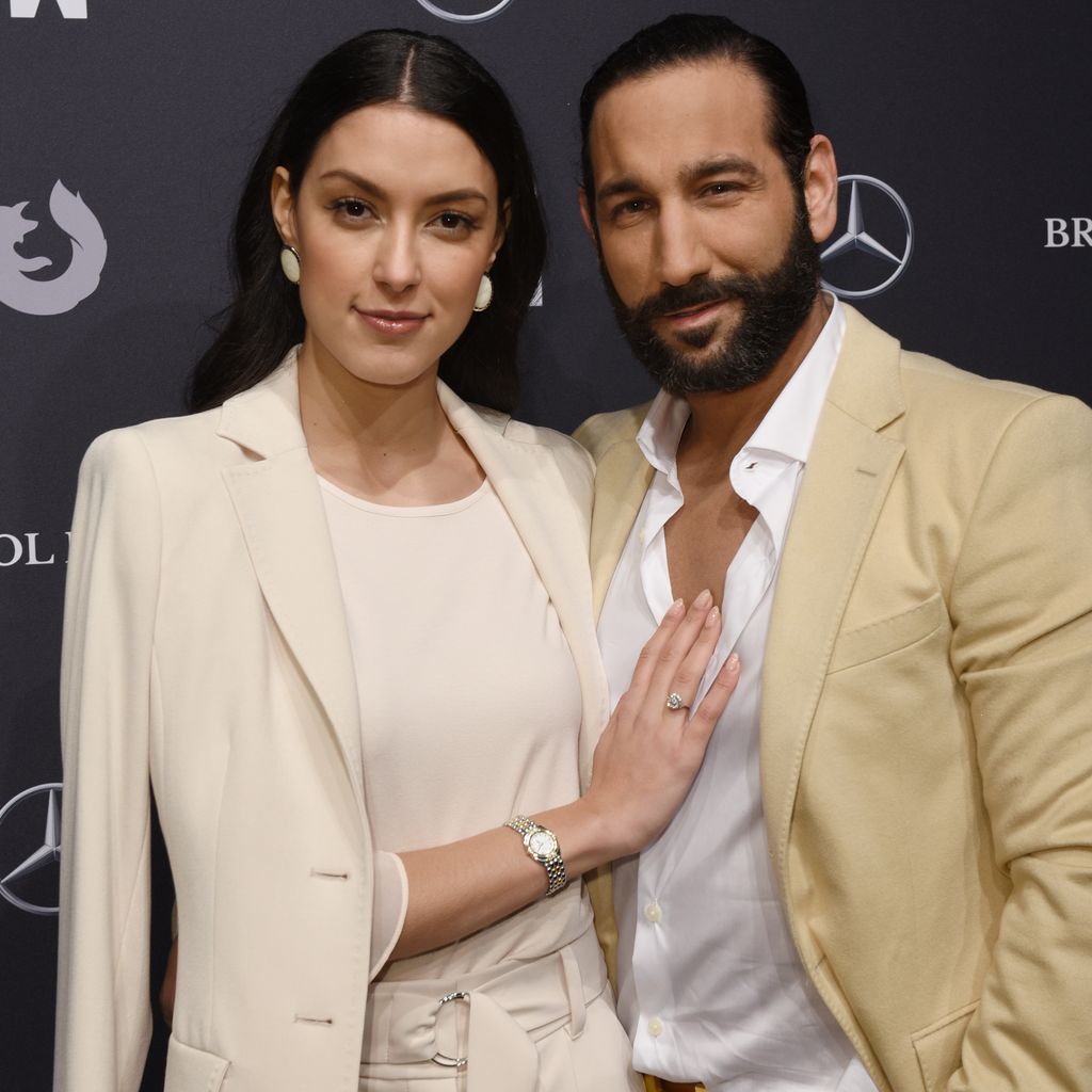 Rebecca Mir und Massimo Sinató im Januar 2018 in Berlin
