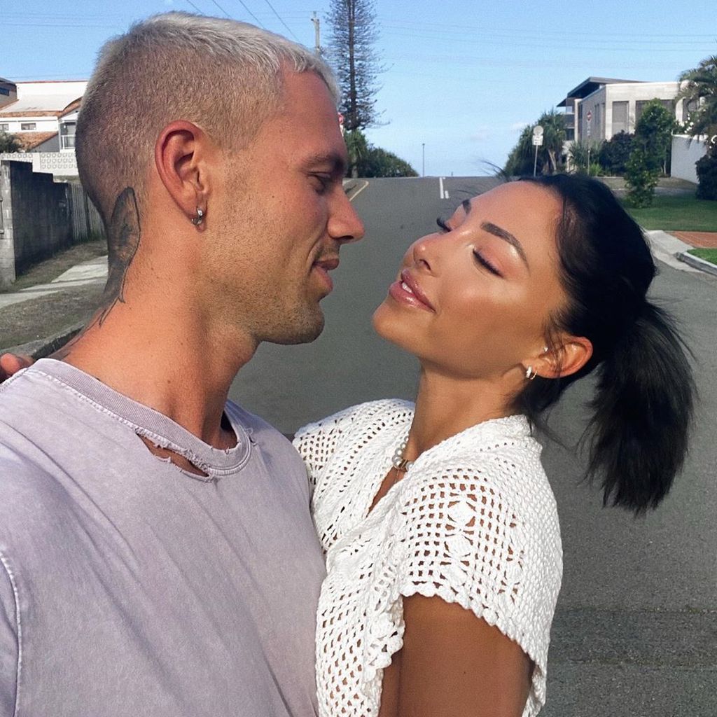 Reece Hawkins und London Goheen im Januar 2020