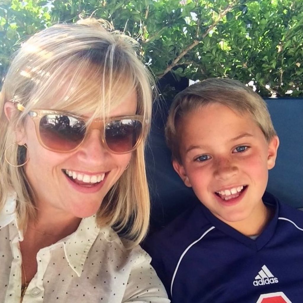 Reese Witherspoon mit ihrem Sohn Deacon