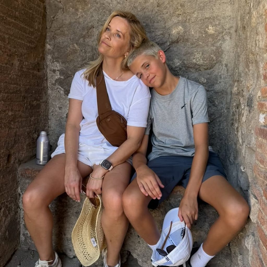 Reese Witherspoon mit ihrem Sohn Tennessee