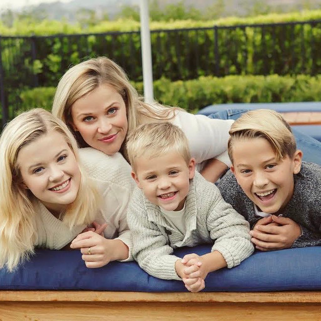 Reese Witherspoon und ihre drei Kinder Ava, Deacon und Tennessee im Mai 2017