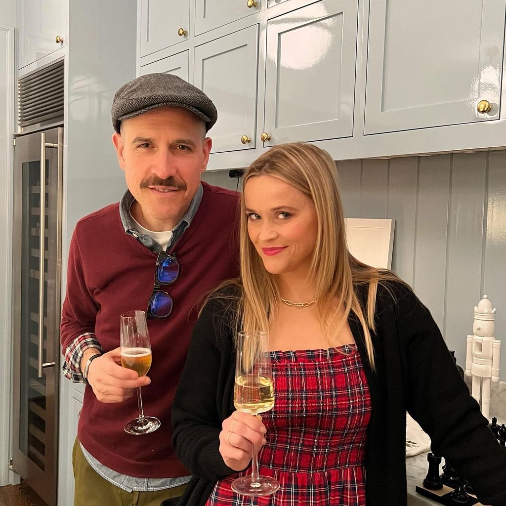 Filmproduzent Jim Toth mit seiner Frau Reese Witherspoon