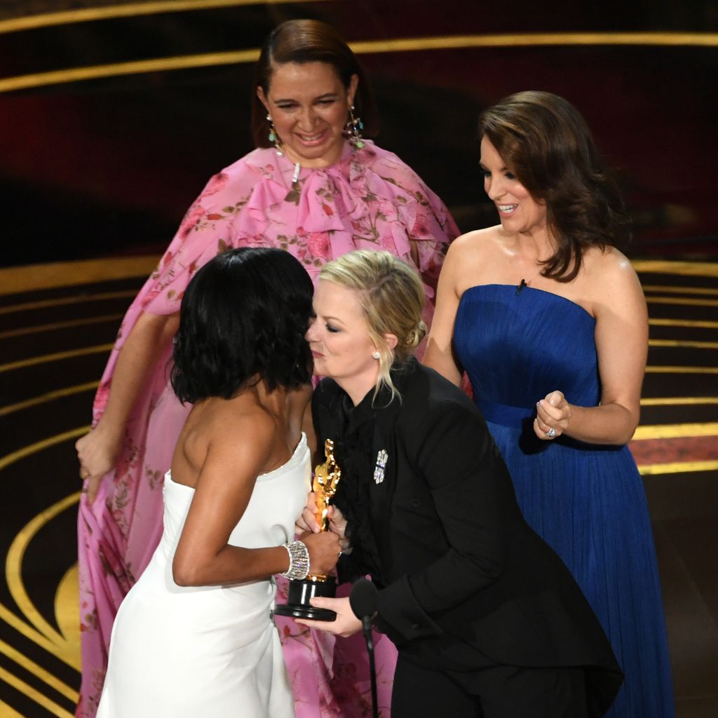 Regina King, Maya Rudolph, Amy Poehler, und Tina Fey während den 91. Academy Awards