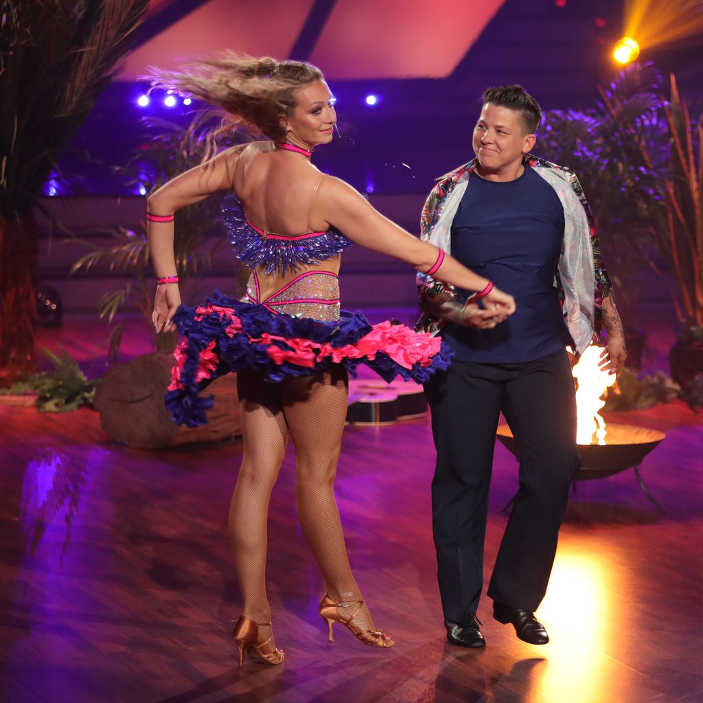 Regina Luca und Kerstin Ott bei "Let's Dance"