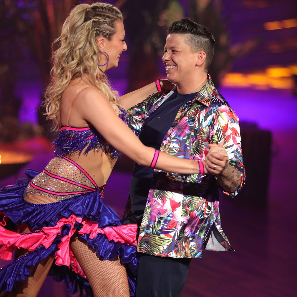 Regina Luca und Kerstin Ott bei "Let's Dance"