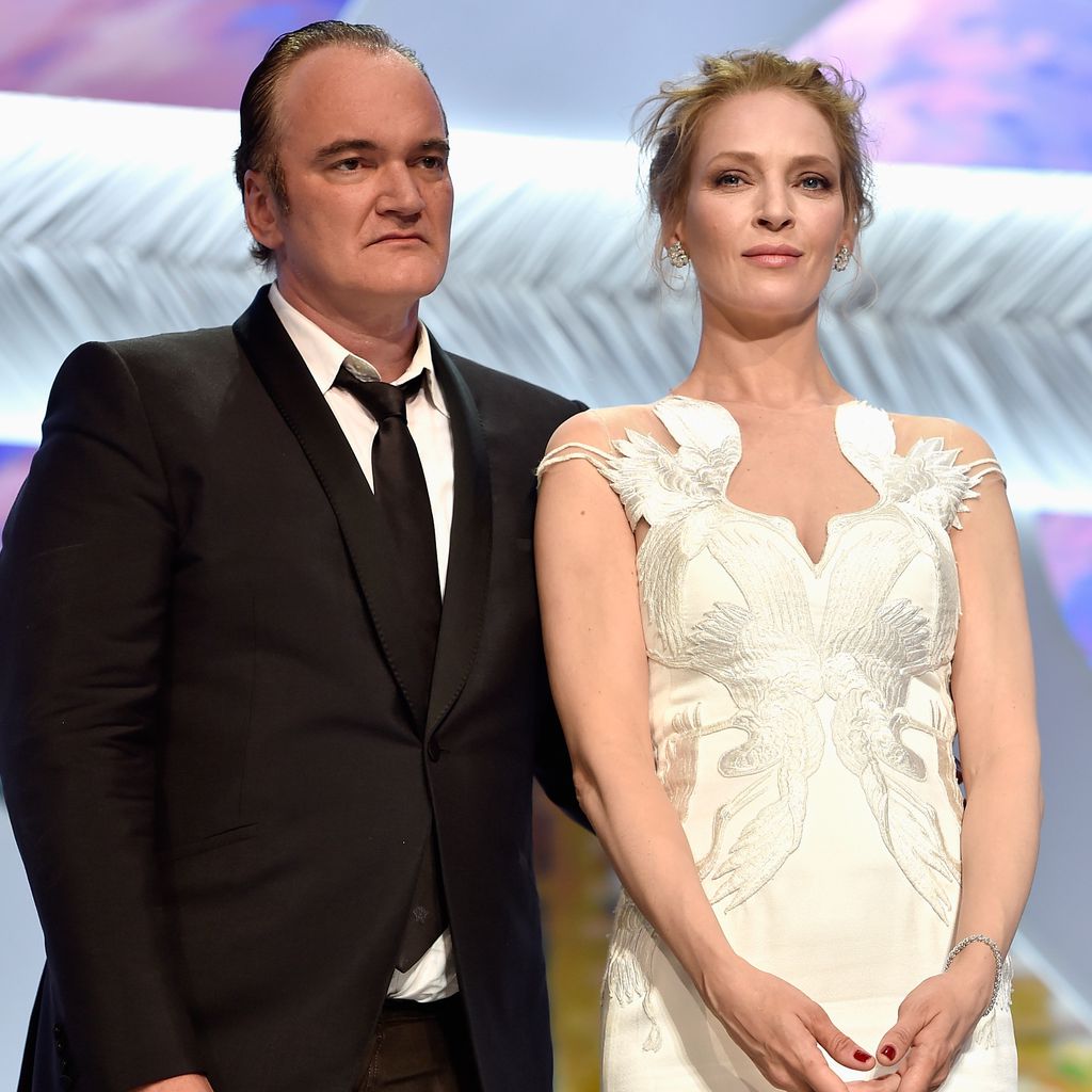 Regisseur Quentin Tarantino und Schauspielerin Uma Thurman