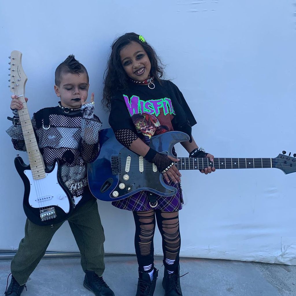 Reign Disick und North West an Halloween 2020