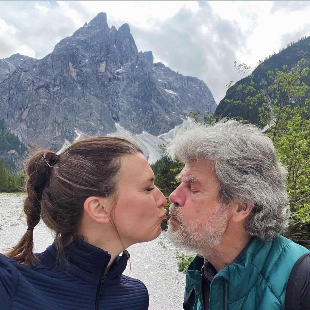 Reinhold Messner und seine Frau Diane im August 2024
