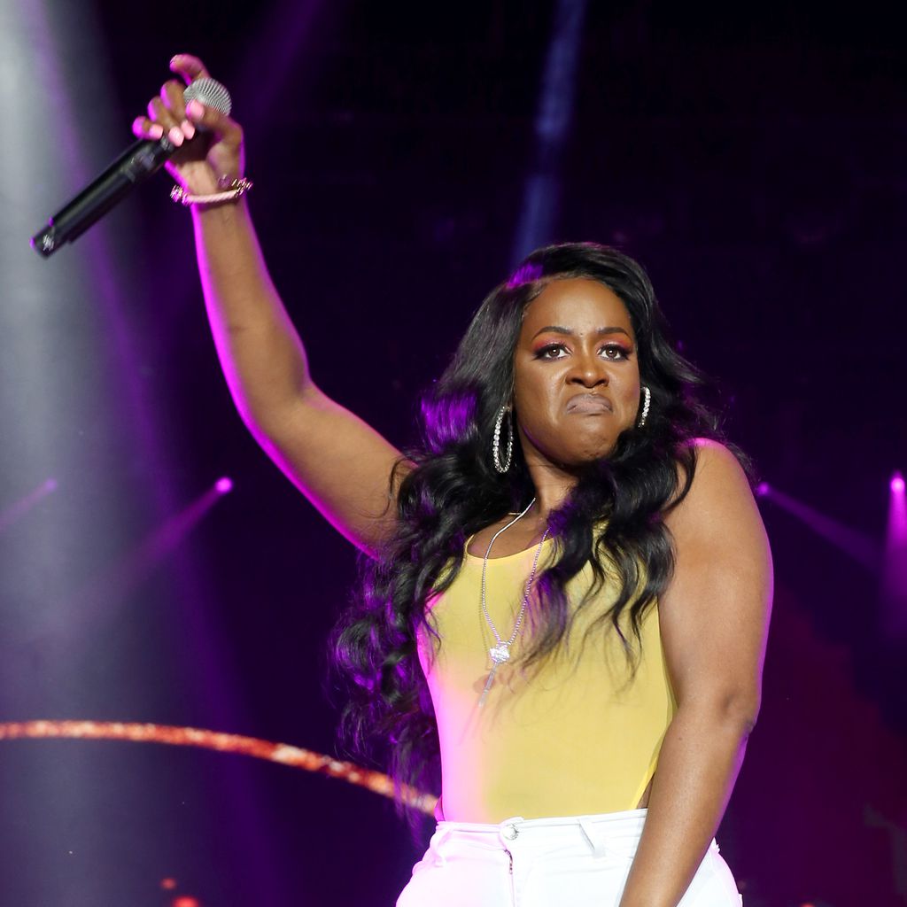 Remy Ma bei einem Auftritt beim Essence Festival 2018
