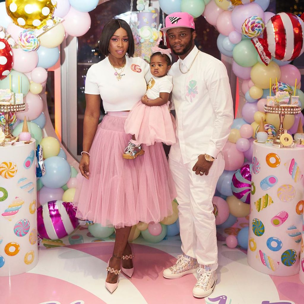 Remy Ma und Papoose mit ihrer Tochter