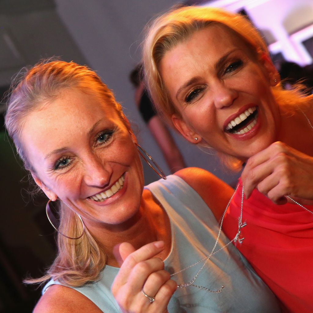 Renata Kochta und Alexandra Rietz bei dem Getty Images Hearts You Event in München im September 2014