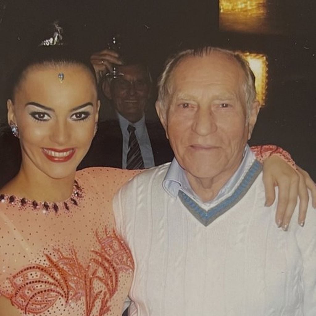 Renata Lusin nach einem Tanzturnier
