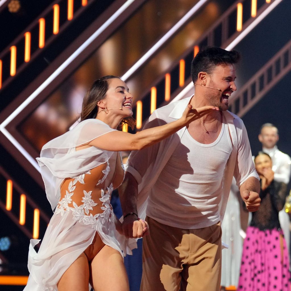 Renata Lusin und Marc Eggers in der fünften "Let's Dance"-Liveshow, 2025
