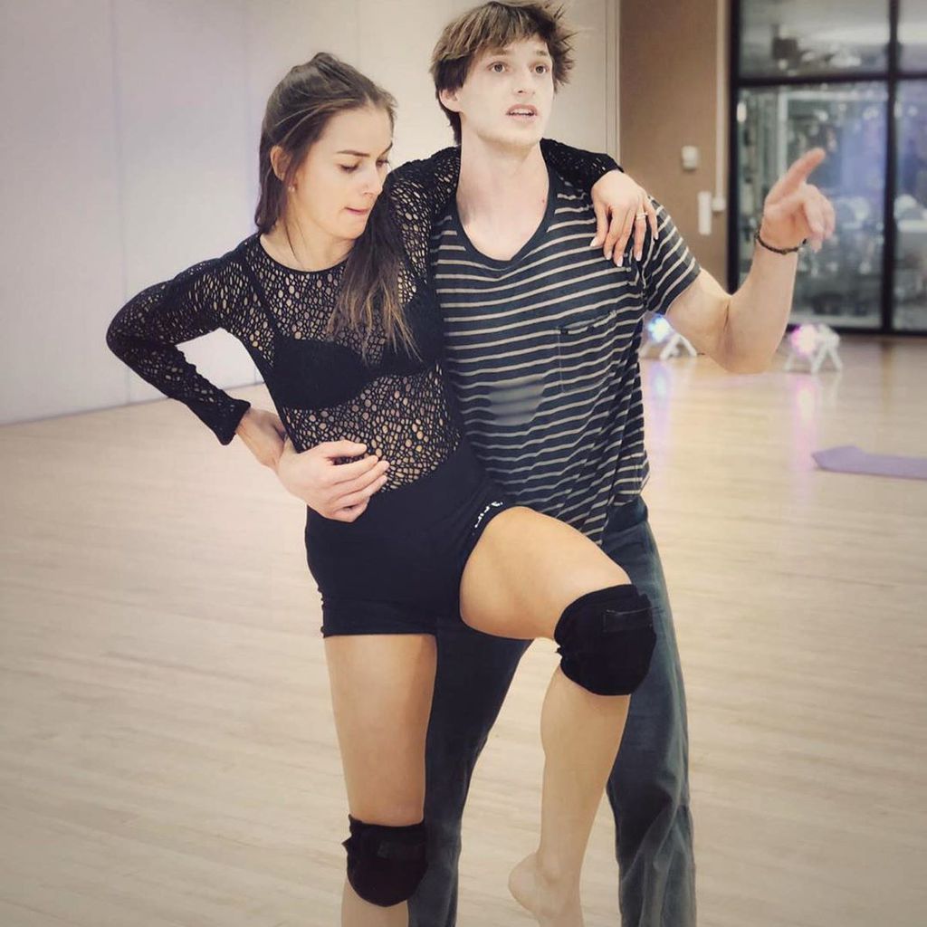 Renata Lusin und Moritz Hans im April 2020