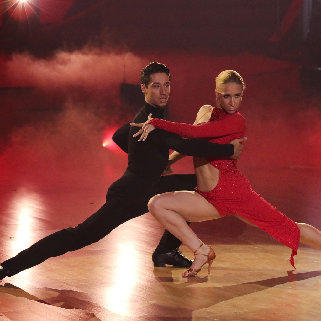 René Casselly und Kathrin Menzinger bei "Let's Dance"