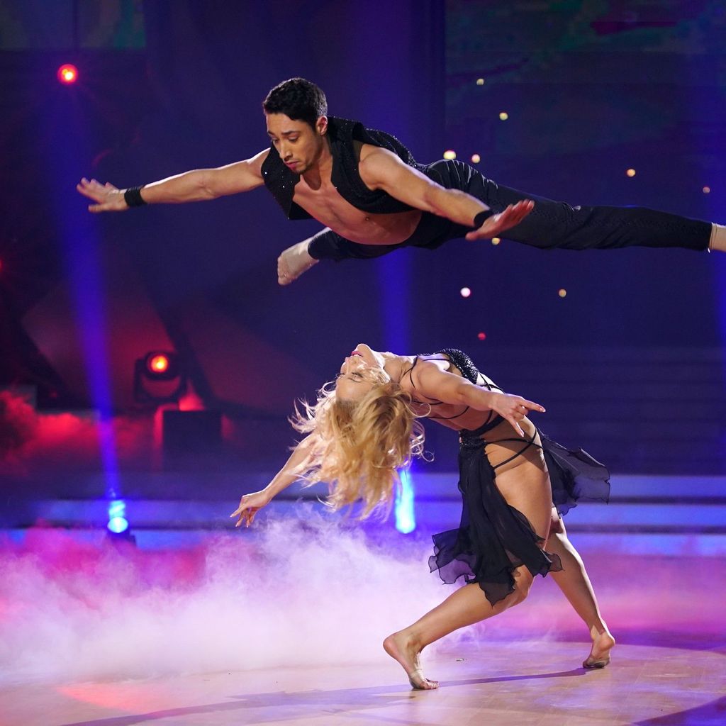 René Casselly und seine Tanzpartnerin bei "Let's Dance"