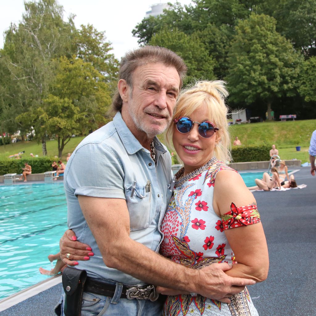 René und Maria Weller beim Dirndlflug-World Cup in Nürnberg