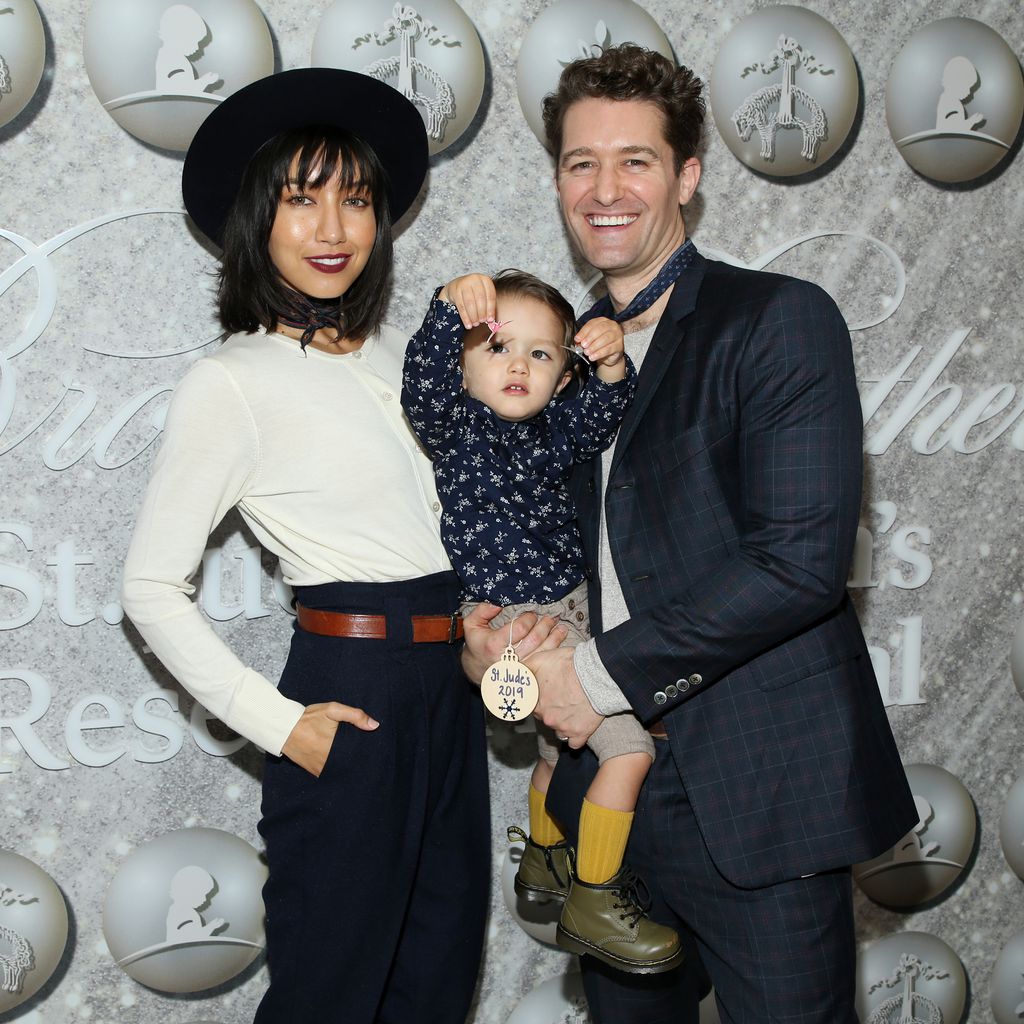 Renee Puente und Matthew Morrison mit ihrem Sohn Revel