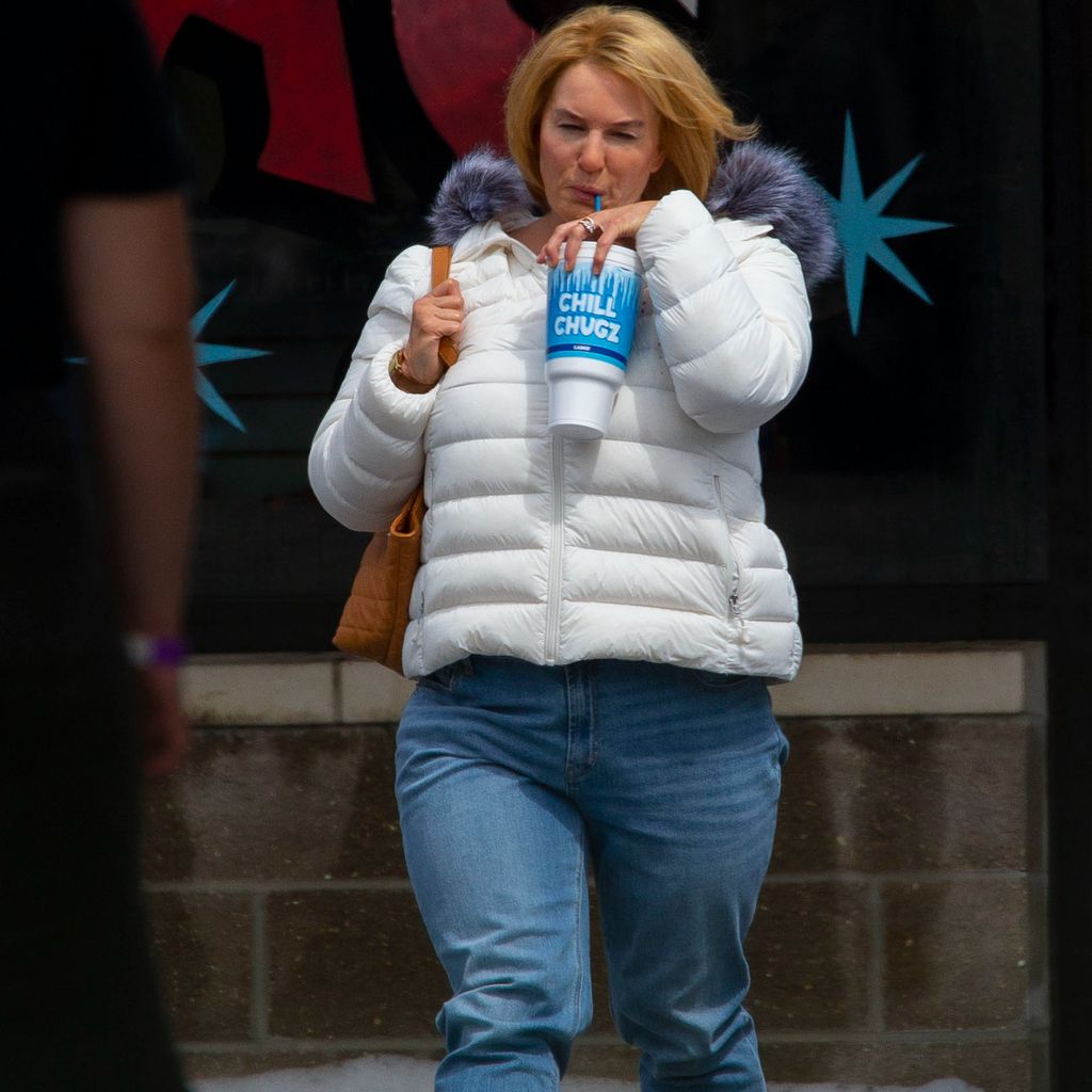 Renée Zellweger am Set von "The Thing About Pam"
