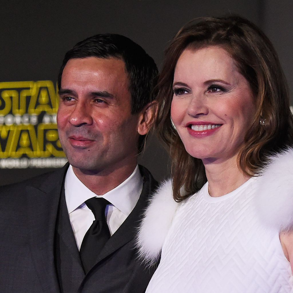 Reza Jarrahy und Geena Davis 2015