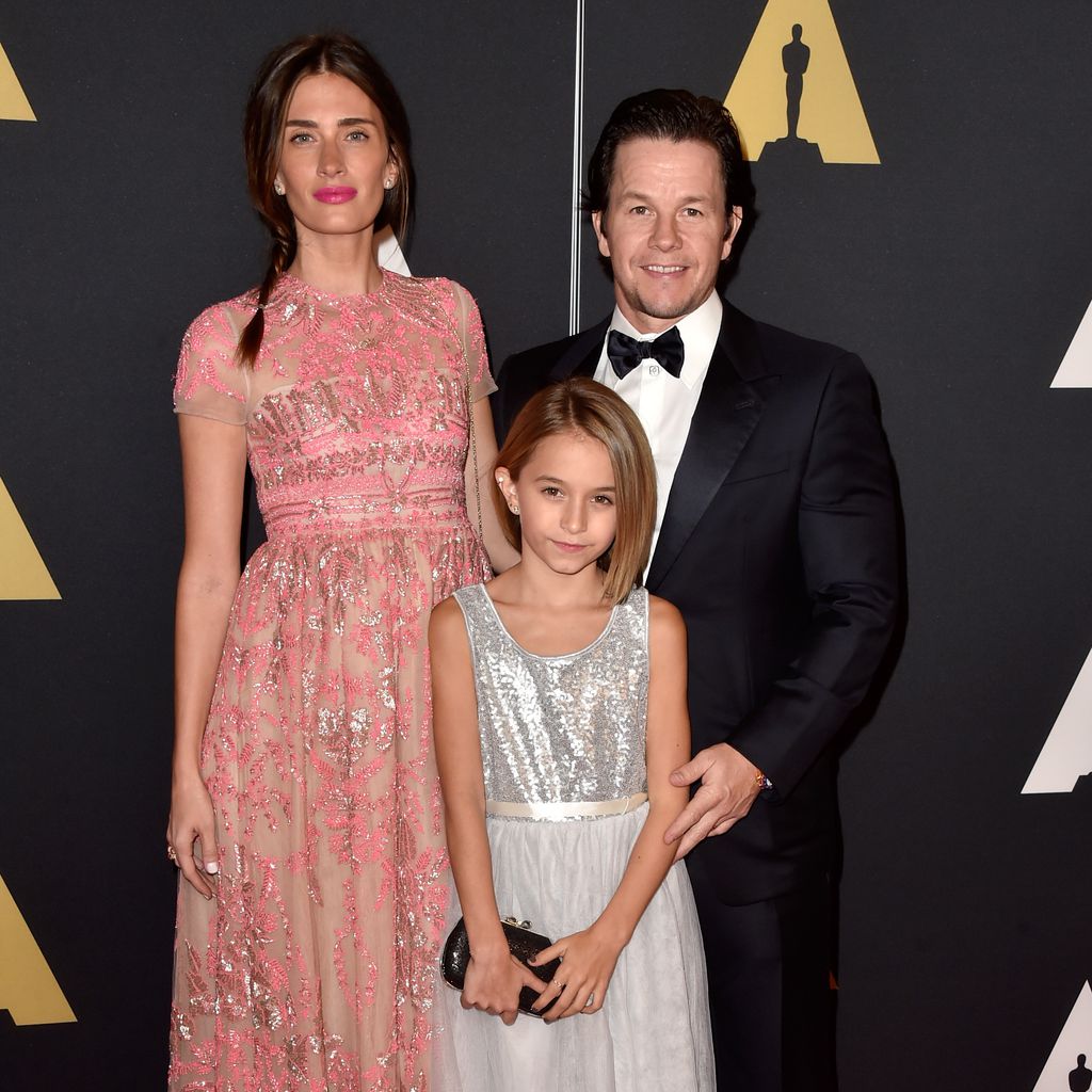 Rhea Durham, Mark Wahlberg und ihre Tochter Ella Rae im November 2014