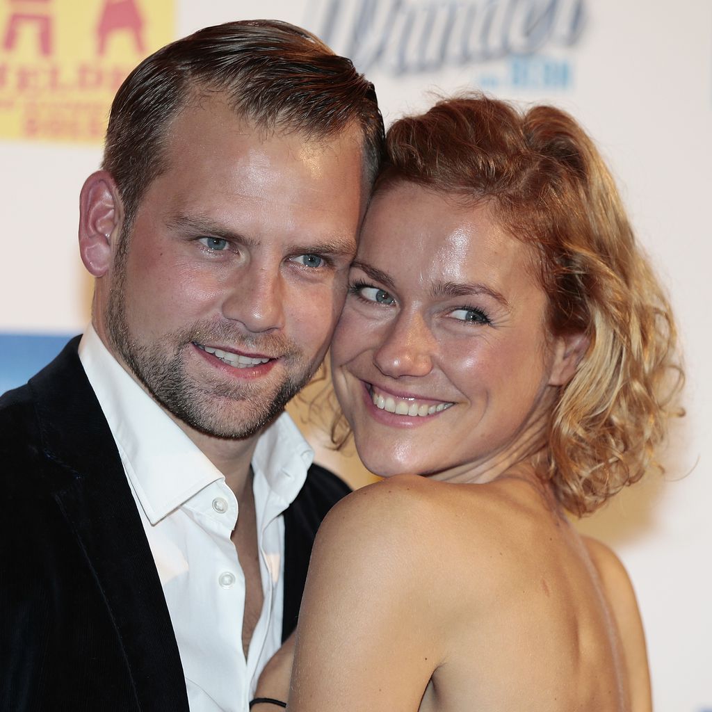 Rhea Harder-Vennewald (rechts) und ihr Mann Jörg bei einem Event in Hamburg