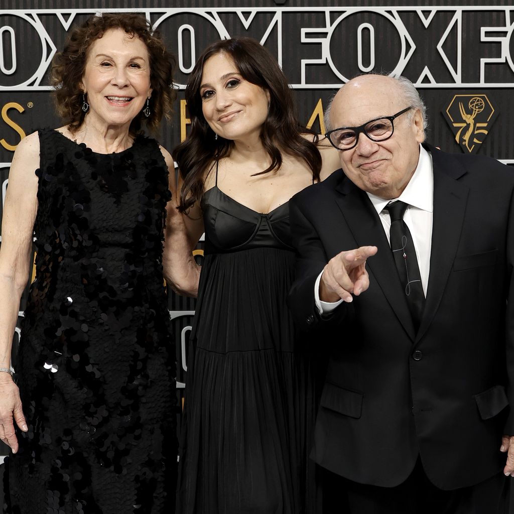 Rhea Perlman, Lucy DeVito, und Danny DeVito im Jahr 2024
