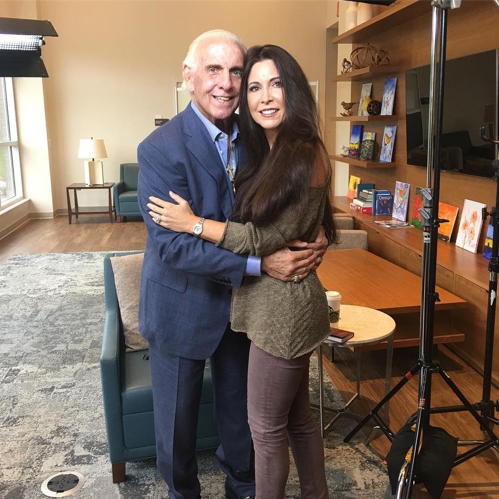 Ric Flair mit Wendy Barlow