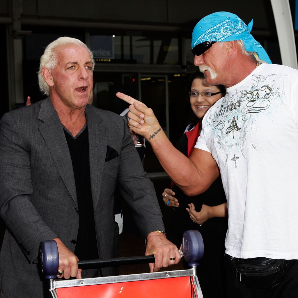 Ric Flair und Hulk Hogan, November 2009