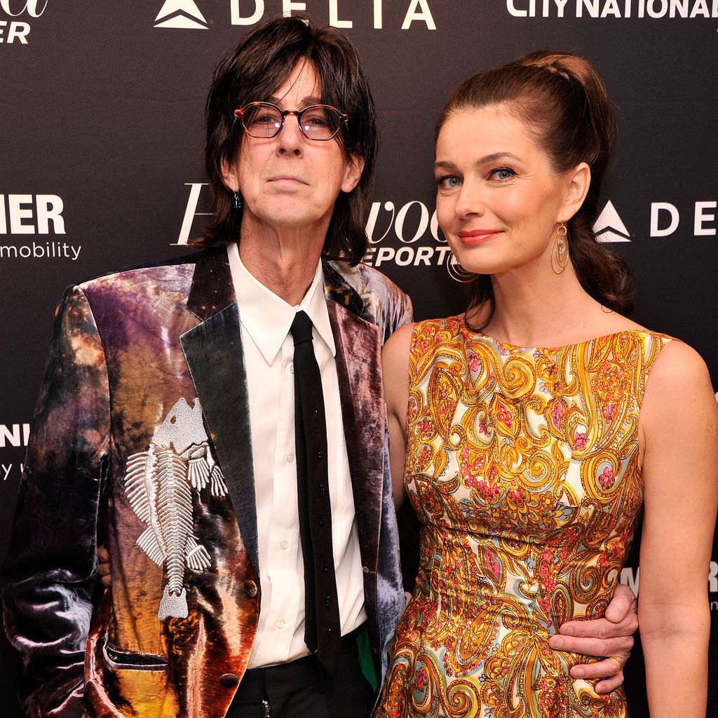 Ric Ocasek und Paulina Porizkovaim April 2013