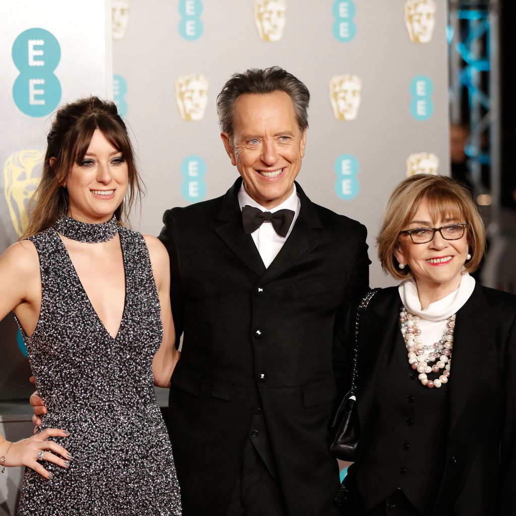 Richard E. Grant mit seiner Tochter Olivia Grant und seiner verstorbenen Frau Joan Washington, 2019