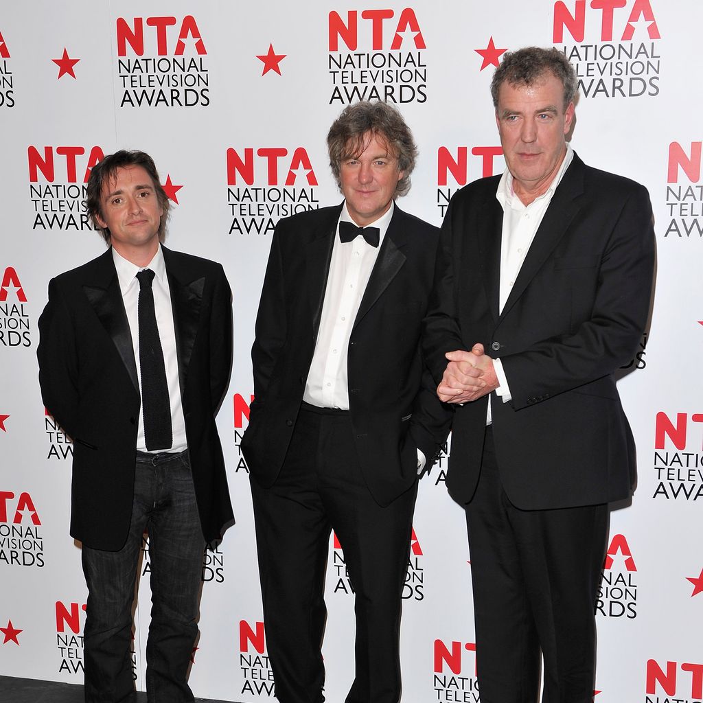 Richard Hammond, James May und Jeremy Clarkson beim National Television Award 2011 in London