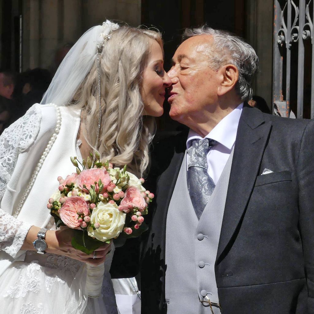 Richard Lugner und Simone am Hochzeitstag im Juni 2024