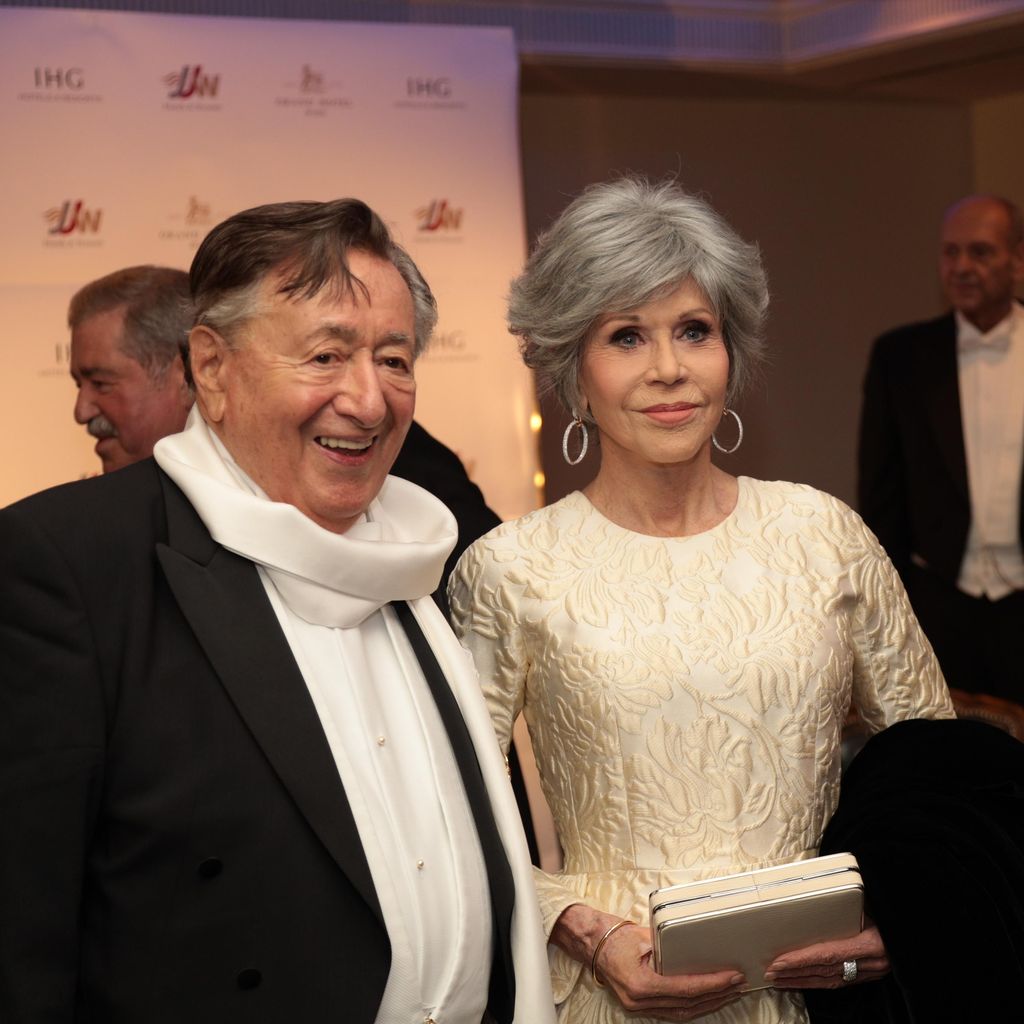 Richard Lugner und Jane Fonda, Februar 2023