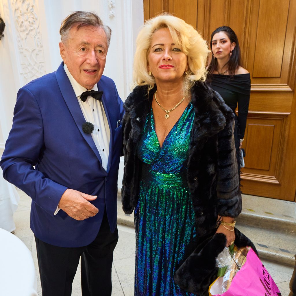 Richard Lugner und Sonja Schönanger auf seiner 91. Gebutstagsfeier