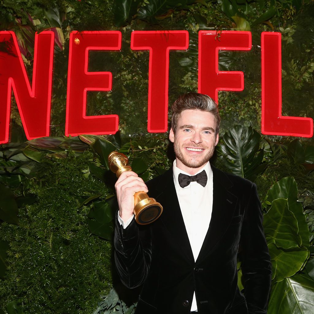 Richard Madden mit seinem Golden Globe