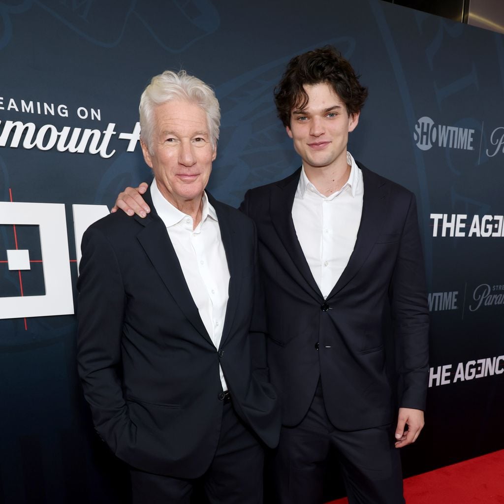 Schauspieler Richard Gere mit seinem Sohn Homer