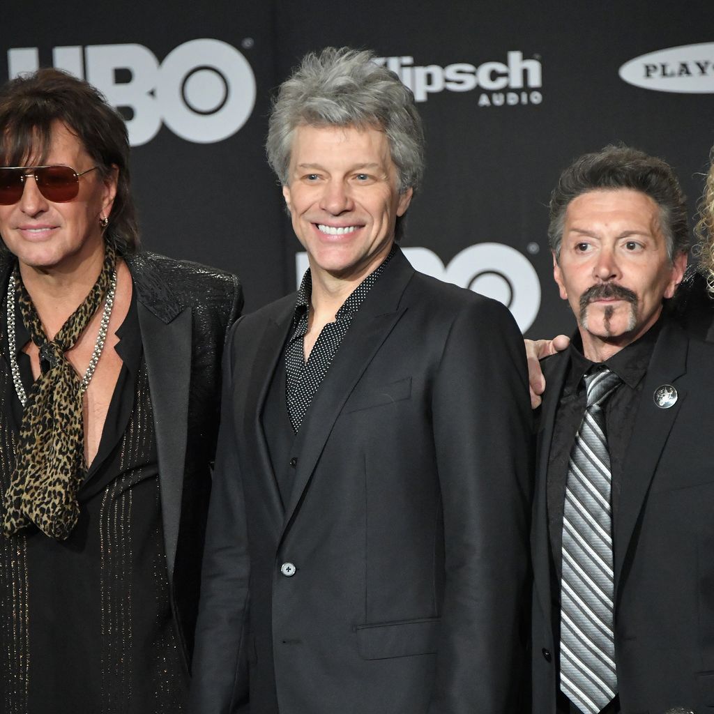Richie Sambora, Jon Bon Jovi und Alec John Such von Bon Jovi