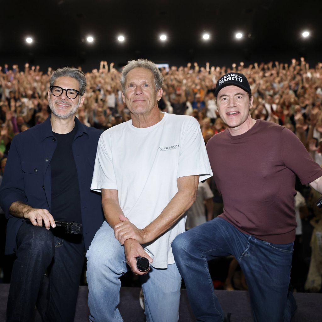 Rick Kavanian, Christian Tramitz und Michael Bully Herbig auf Kino-Tour zu Das Kanu des Manitu im Cineplex Leverkusen, 18.08.2025