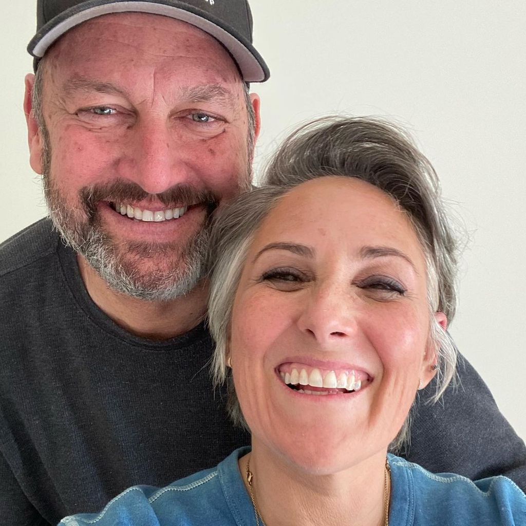 Ricki Lake mit ihrem Verlobten Ross Burningham