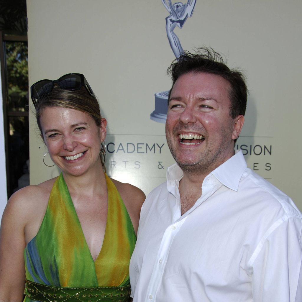 Ricky Gervais und Jane Fallon bei der BAFTA LA Primetime Emmy Awards Tea Party, 2006