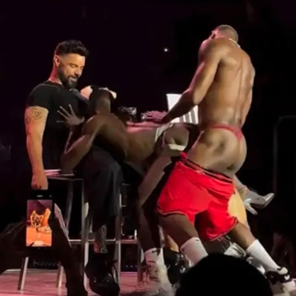 Ricky Martin bei dem Konzert von Madonna, 2024