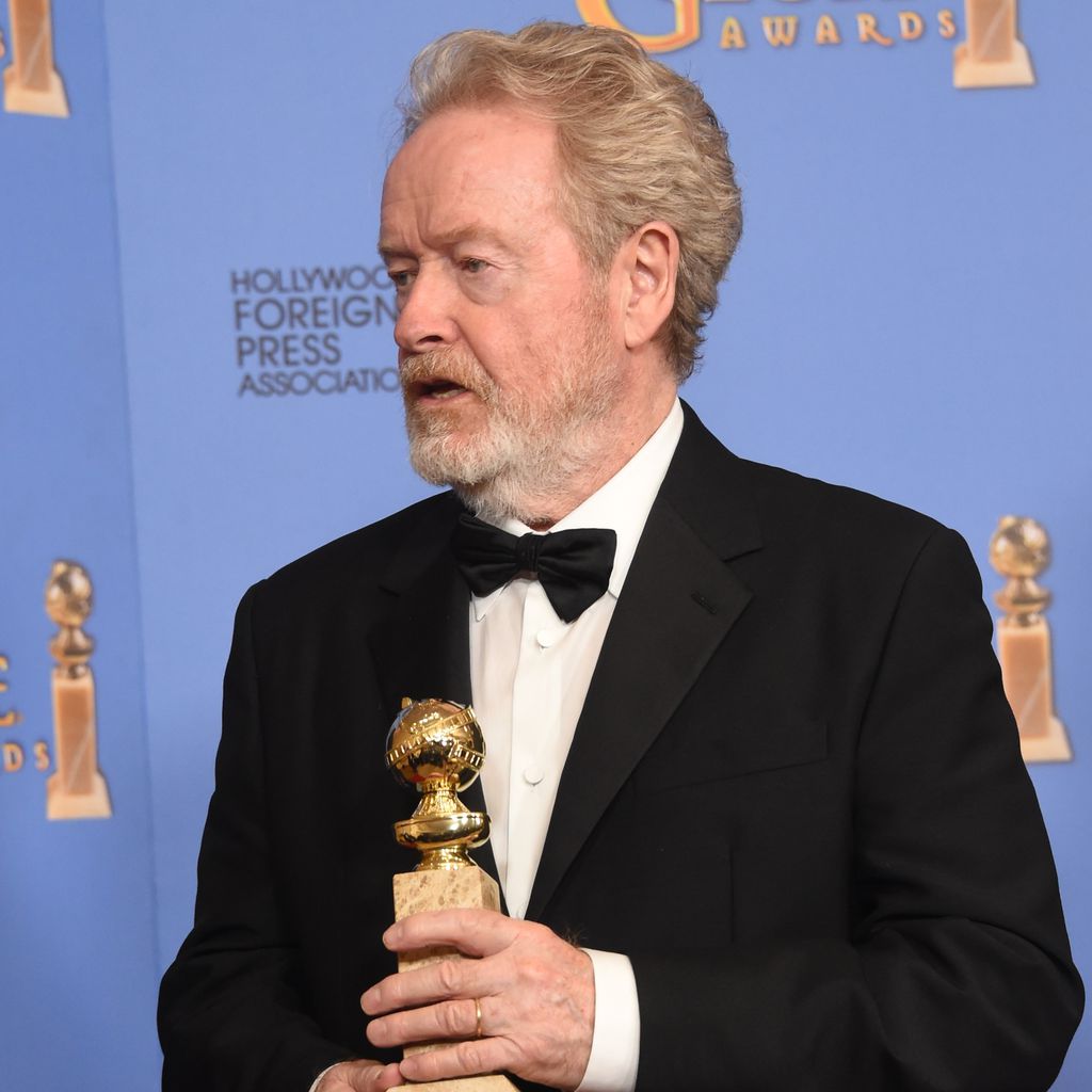 Ridley Scott mit seinem Golden Globe Award