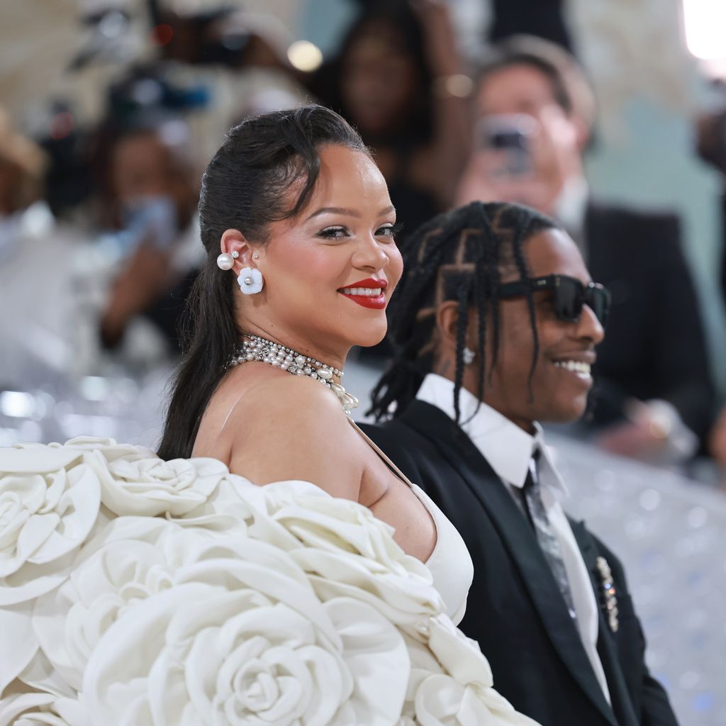 Rihanna und ASAP Rocky bei der Met-Gala 2023