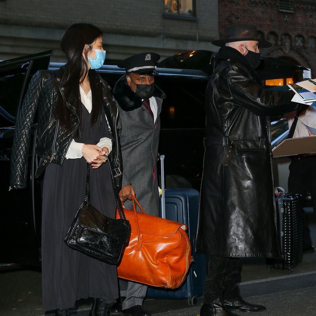 Riko Shibata und Nicolas Cage, November 2021