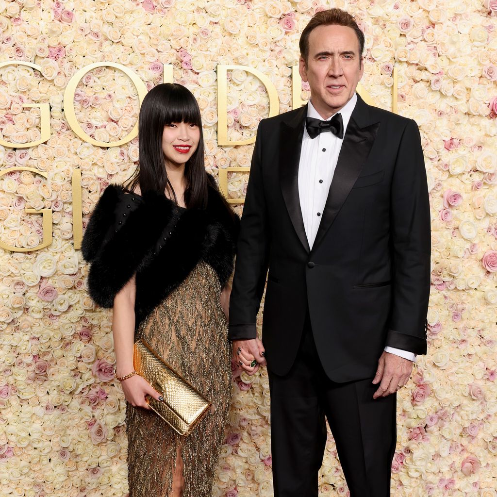 Riko Shibata und Nicolas Cage, Golden Globes, 2025