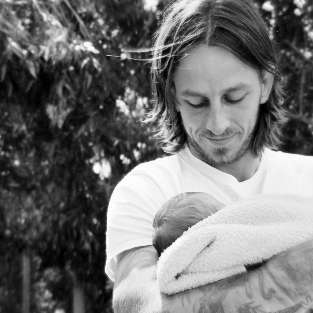 Riley Hawk und sein Sohn Ronin