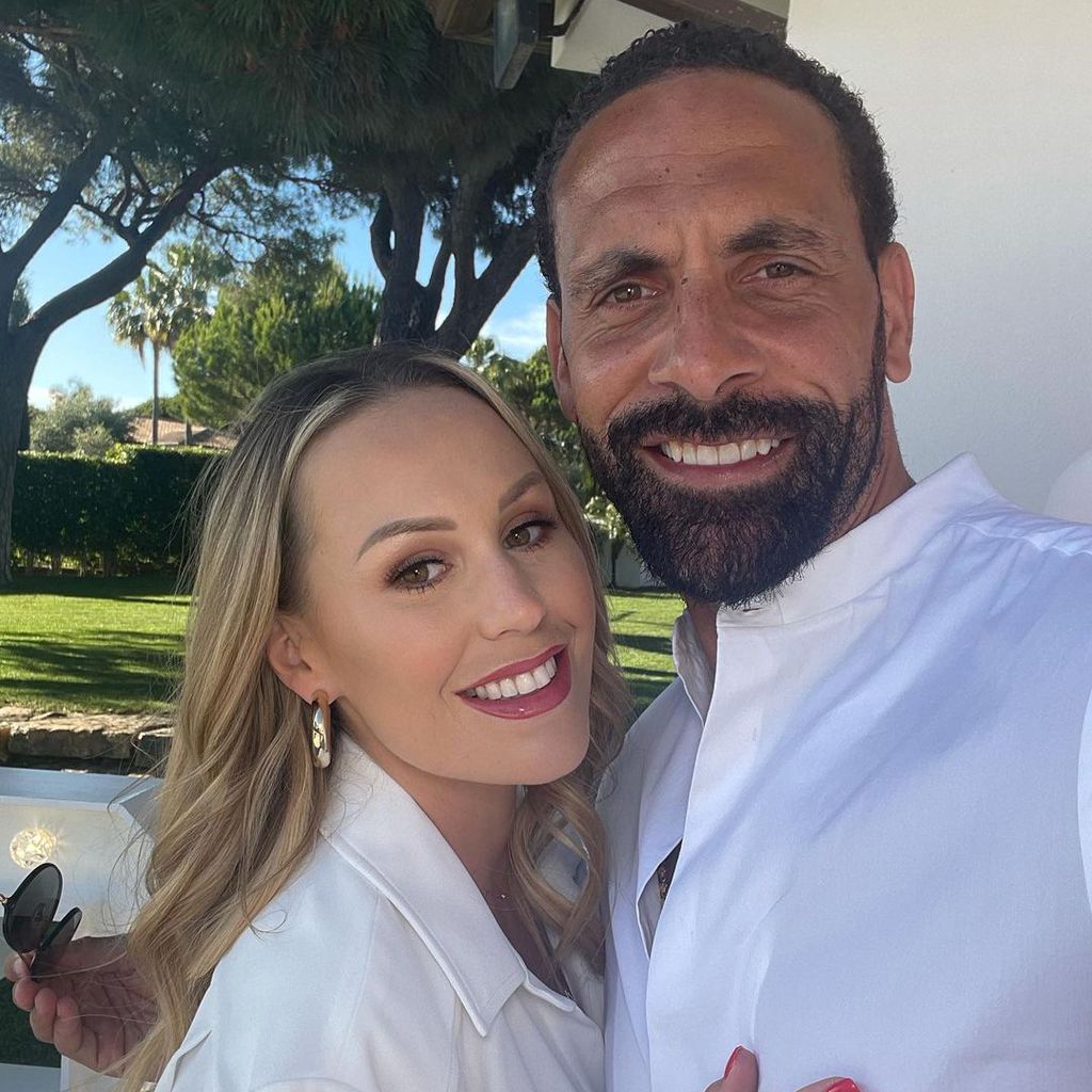 Rio Ferdinando und seine Frau Kate